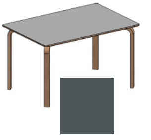 Bord med lin. pewter